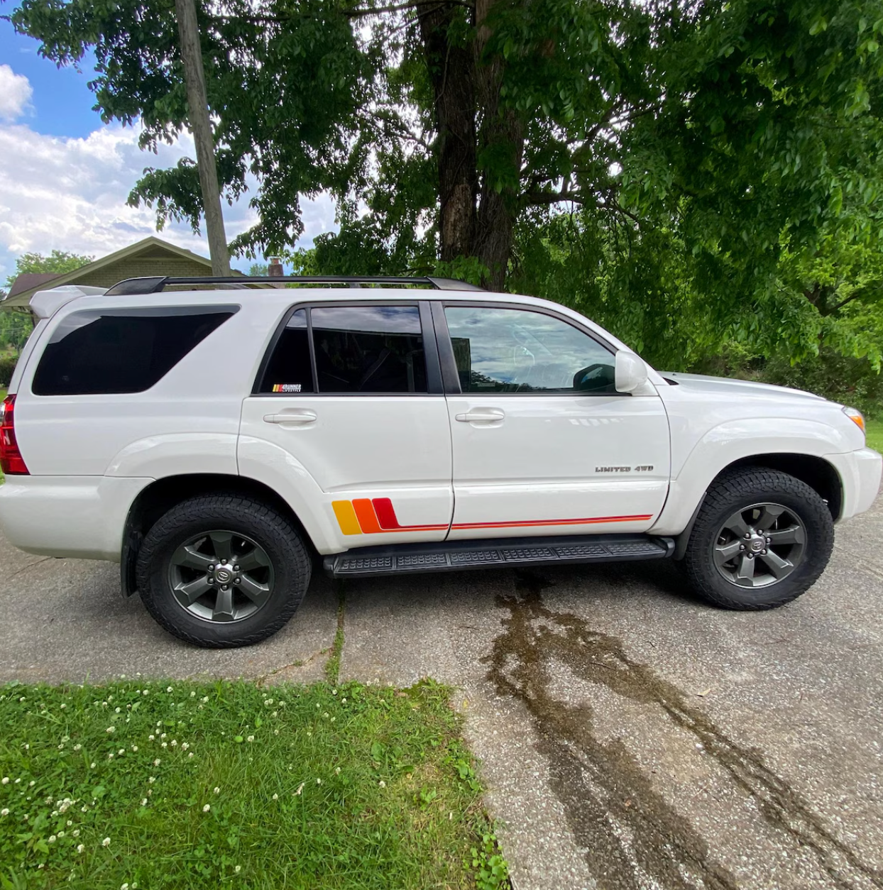 TOYOTA 4runner door side stripe decal - Universal fit