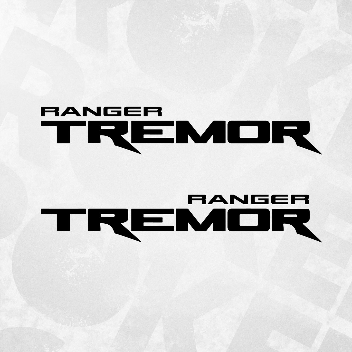 Ford Ranger TREMOR bedside decal