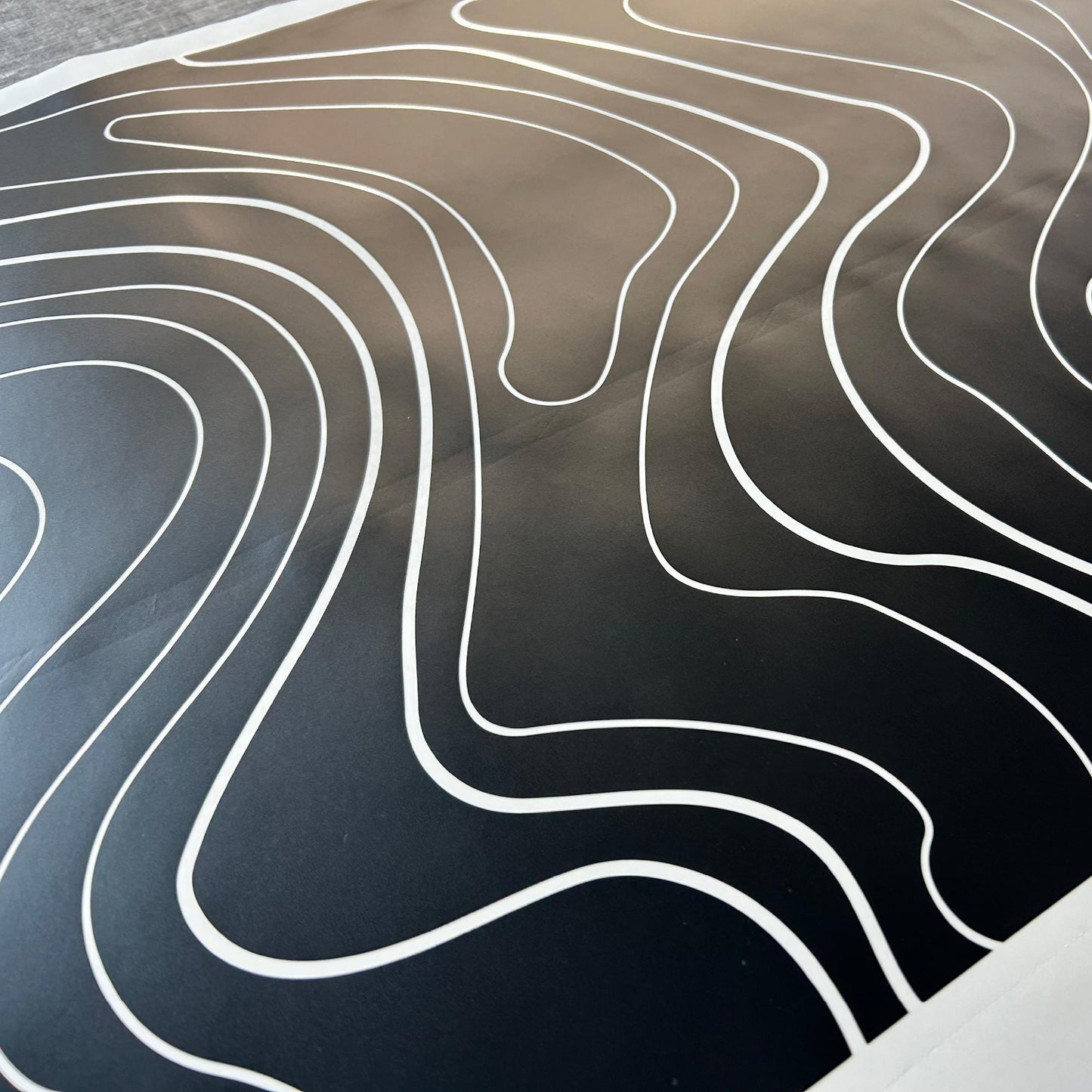 Topographic Car Window Vinyl Decal – Universal Vinyl Sticker (1 pc)