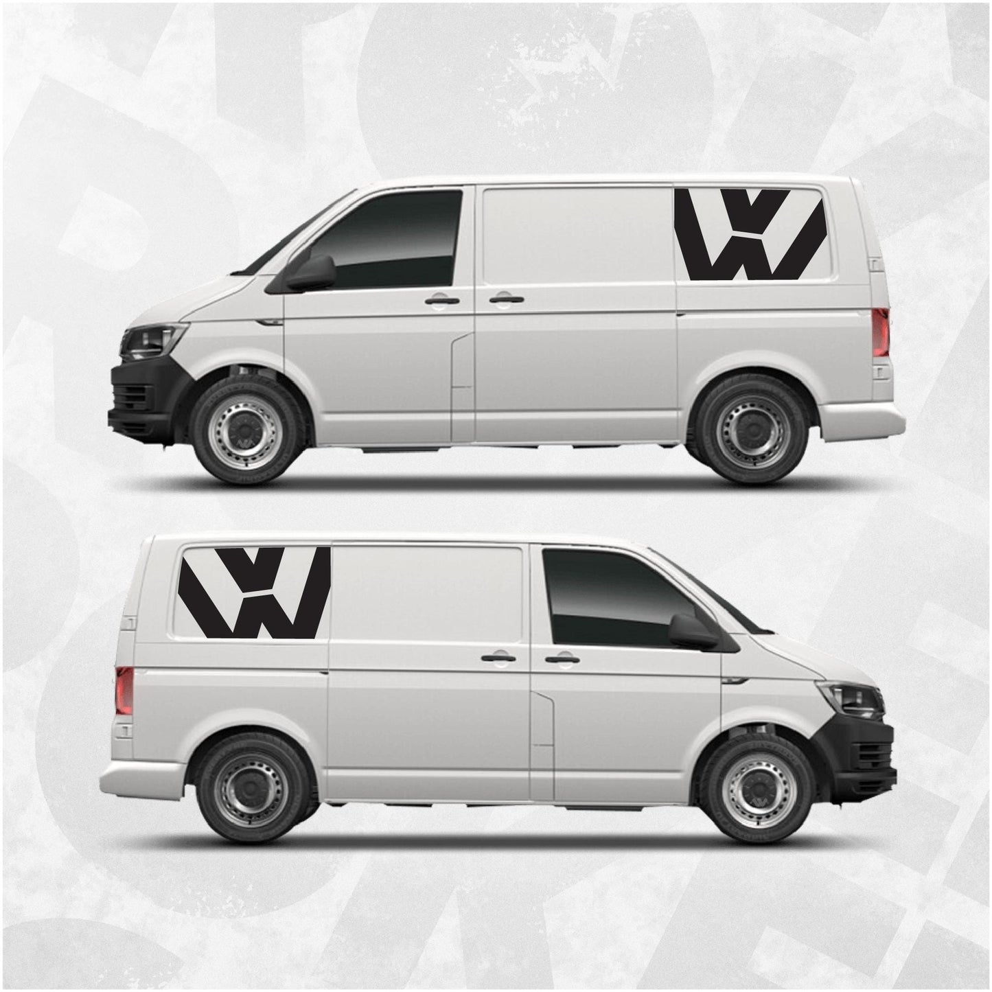 Volkswagen Side Panel Stickers for Multivan, Transporter, California, Caravelle T5–T6.1 – Durable ORACAL Vinyl