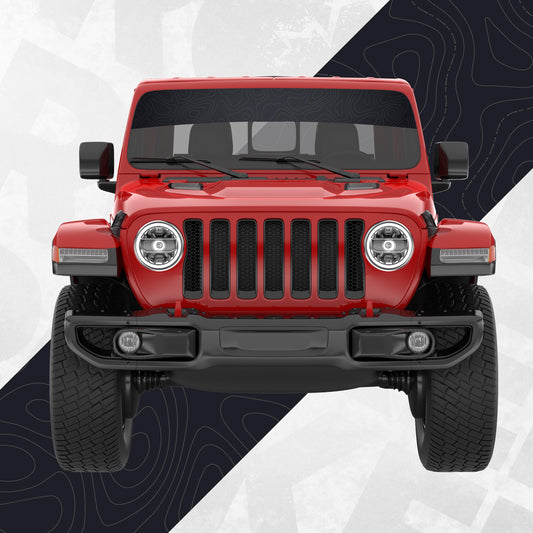 Windshield Car Banner Decal – Topographic Solid Line Design for Cars, SUVs, Trucks, Vans & 4x4