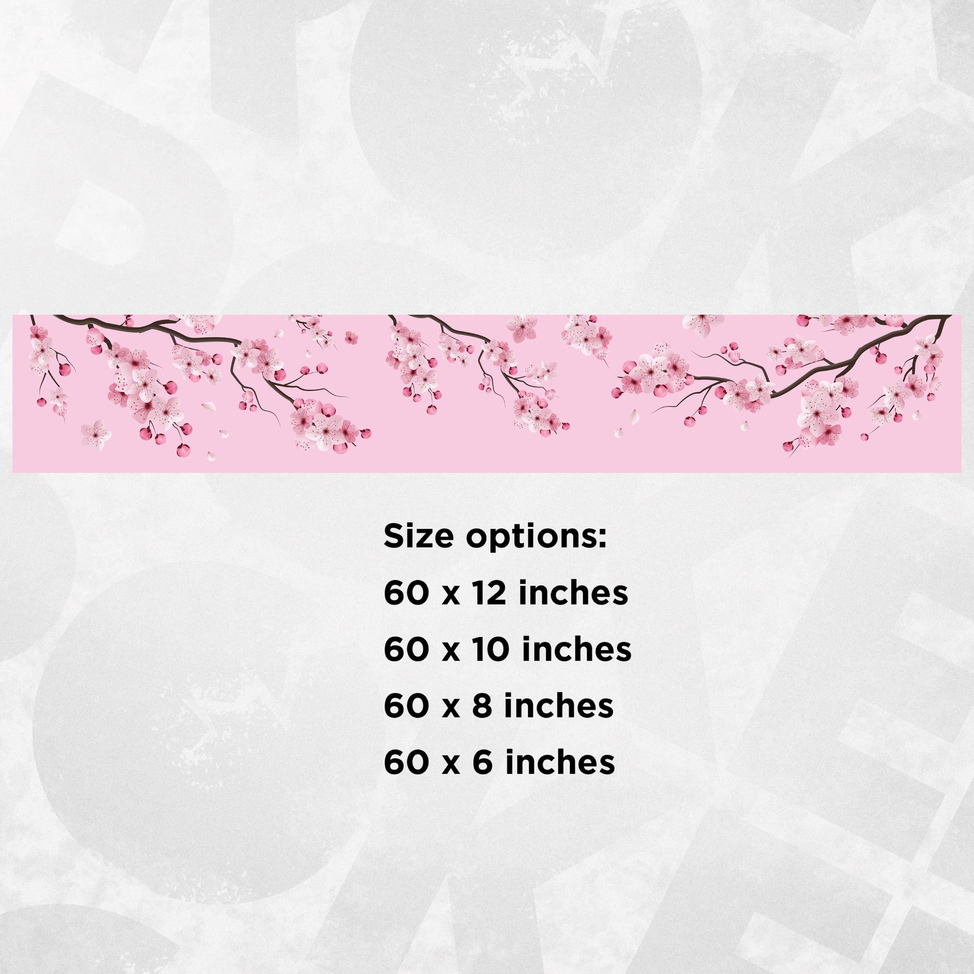 Sakura Windshield Banner – Cherry Blossom Sun Strip | JDM Pink Visor Decal | Universal Trim-to-Fit Printed Vinyl, Laminated