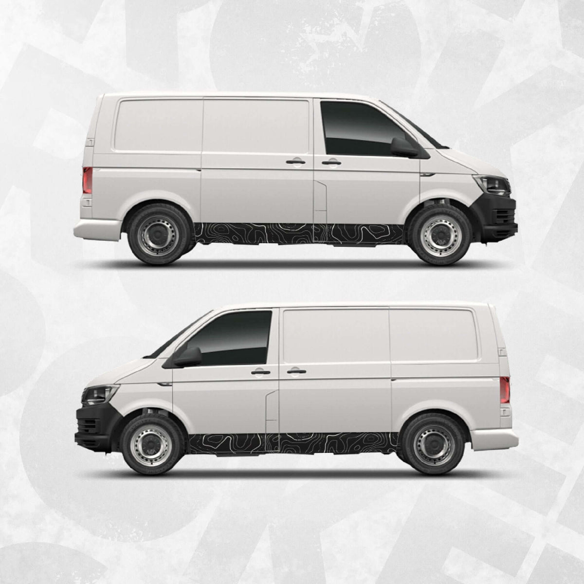 VW Transporter Multivan Topographic Side Stripes – T4 T5 T6 Fit