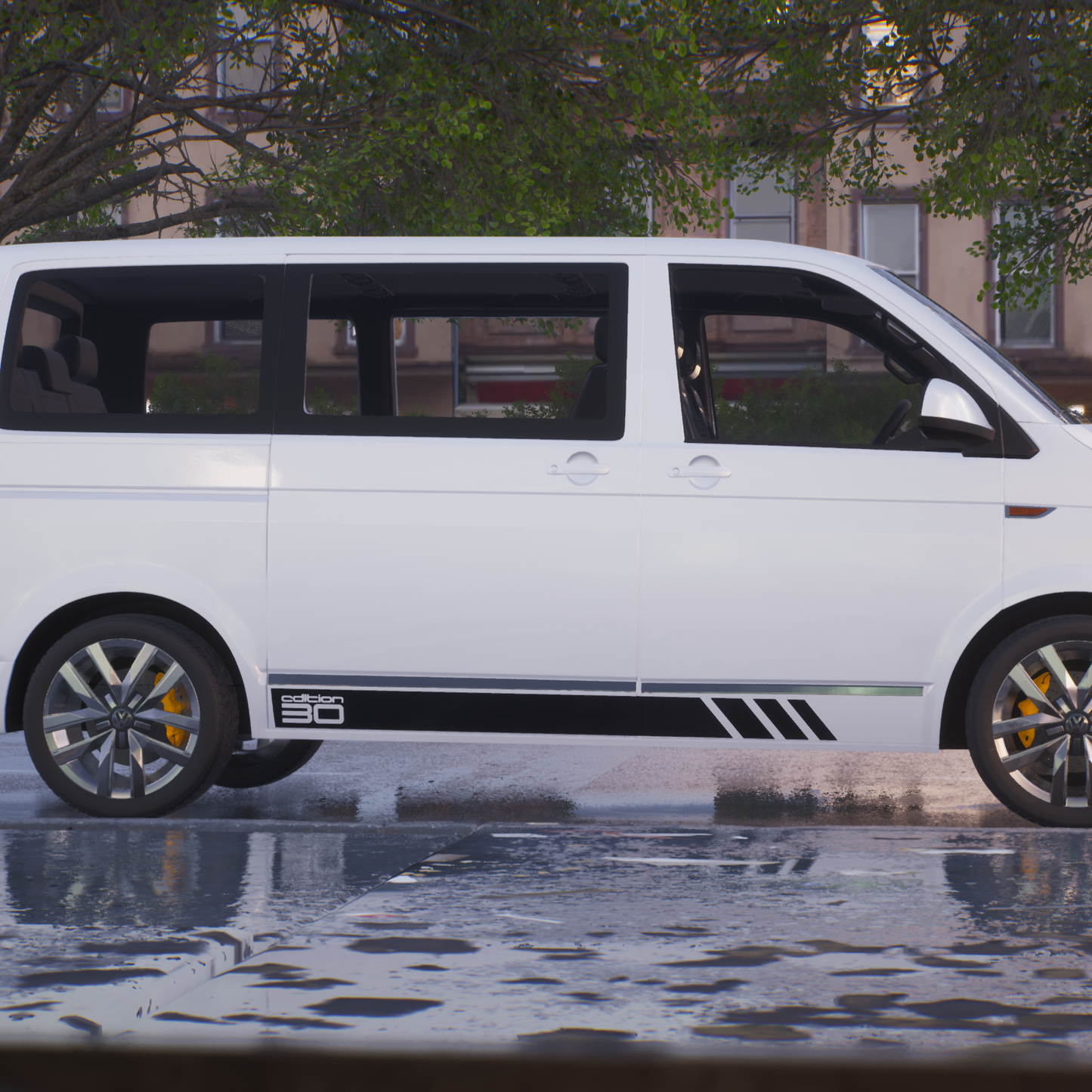 Volkswagen EDITION 30 side stripe decals