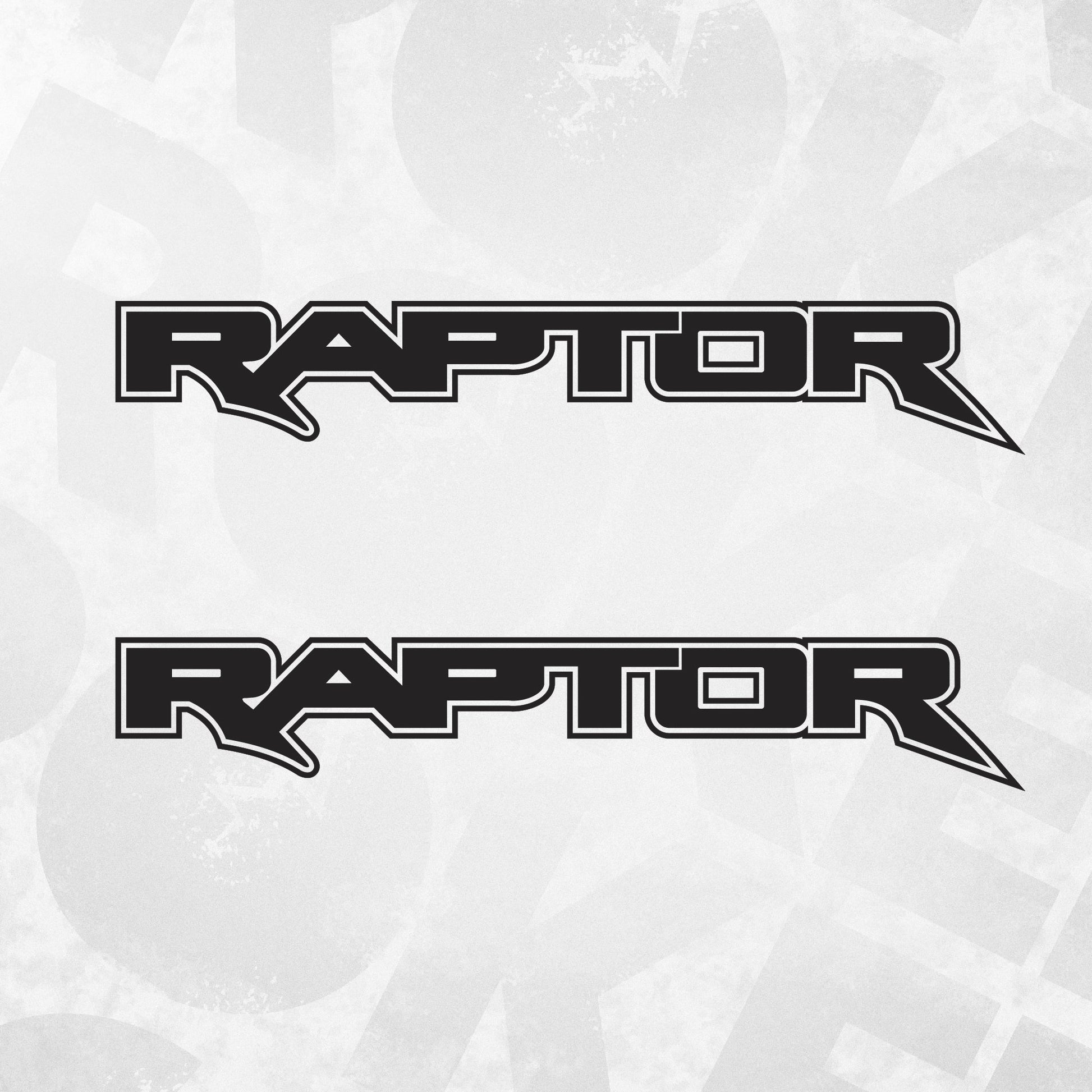 Ford raptor side decal set
