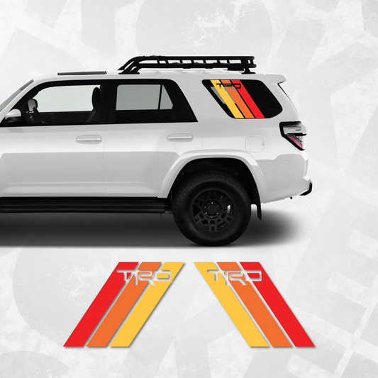 TOYOTA 4runner TRD window decals