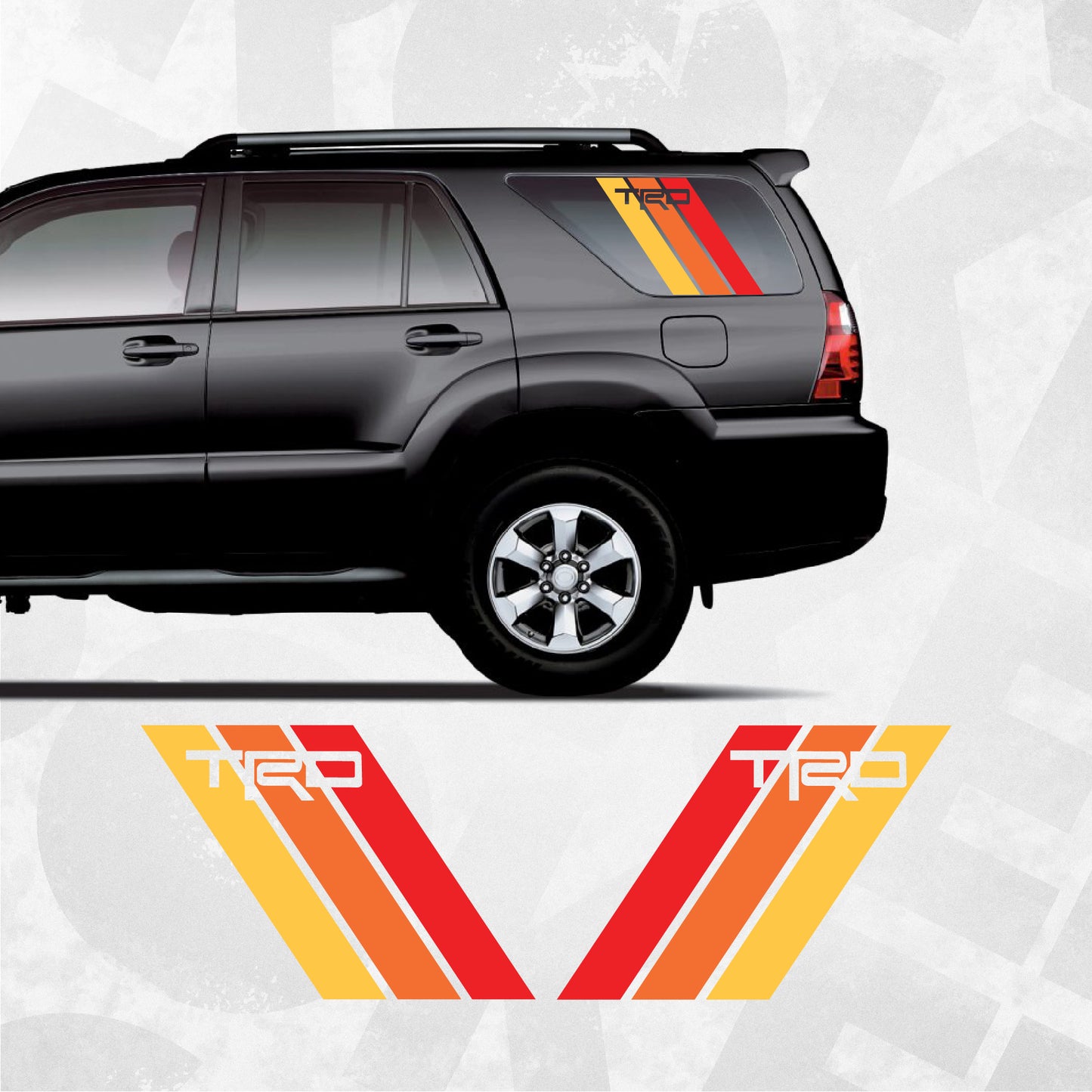TOYOTA 4runner 4th gen window decal