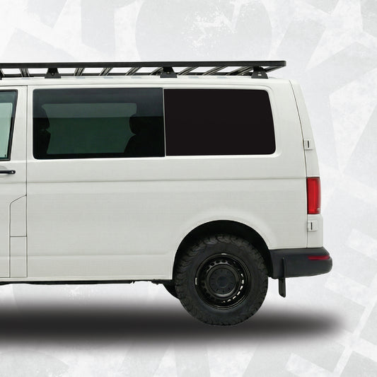 VW Transporter Solid Black Window Panel Decal – T5 T6 T6.1 Multivan Compatible