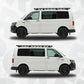 VW Transporter Solid Black Window Panel Decal – T5 T6 T6.1 Multivan Compatible