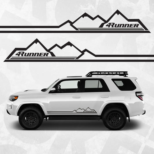 TOYOTA 4runner MOUNTAIN side stripe decal graphics