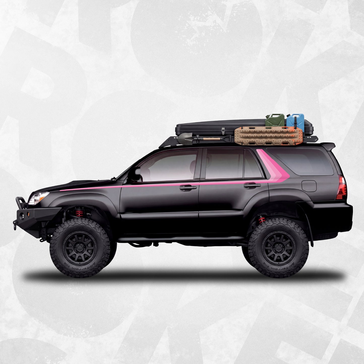 toyota 4runner pink graphics