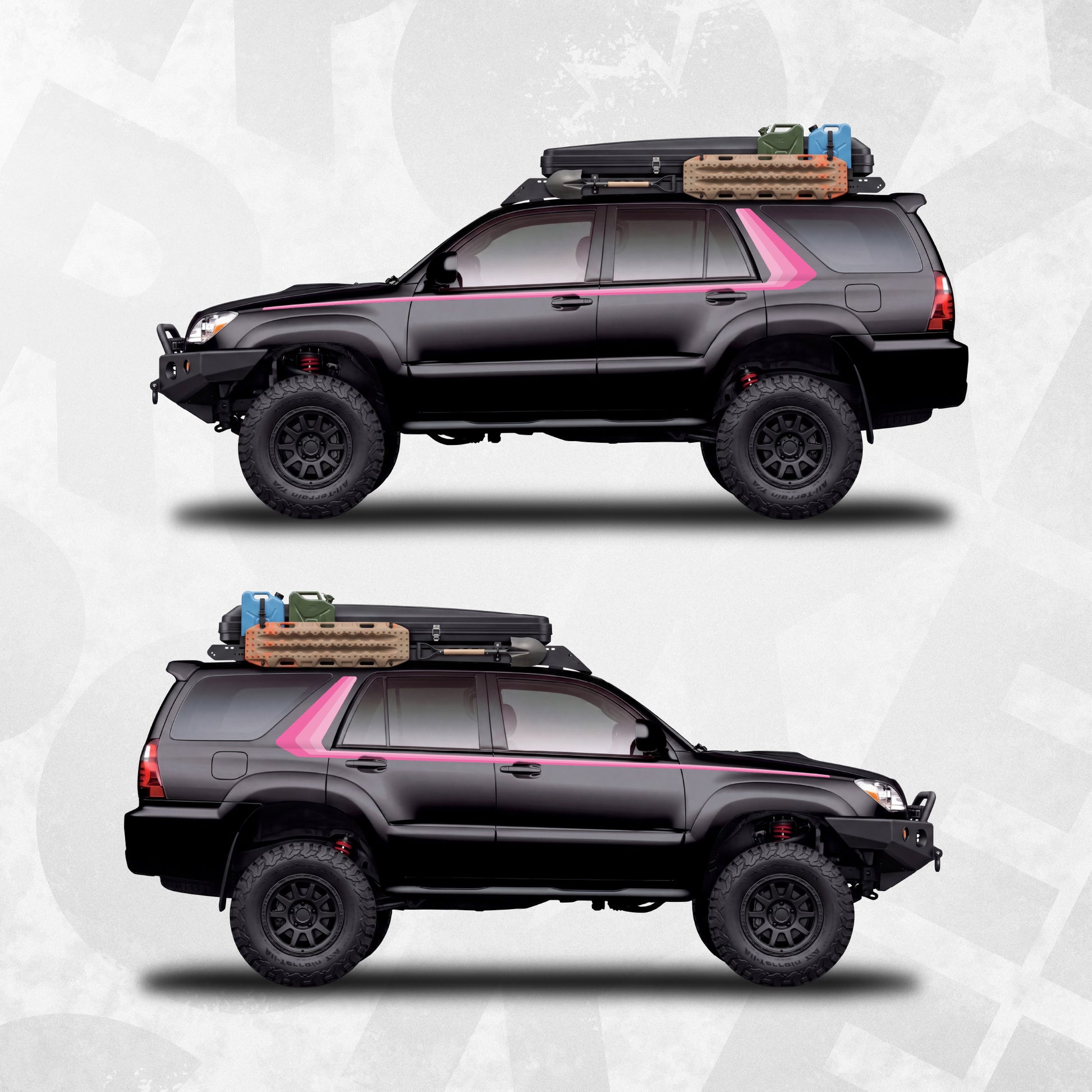 toyota 4runner 4th gen pink graphics
