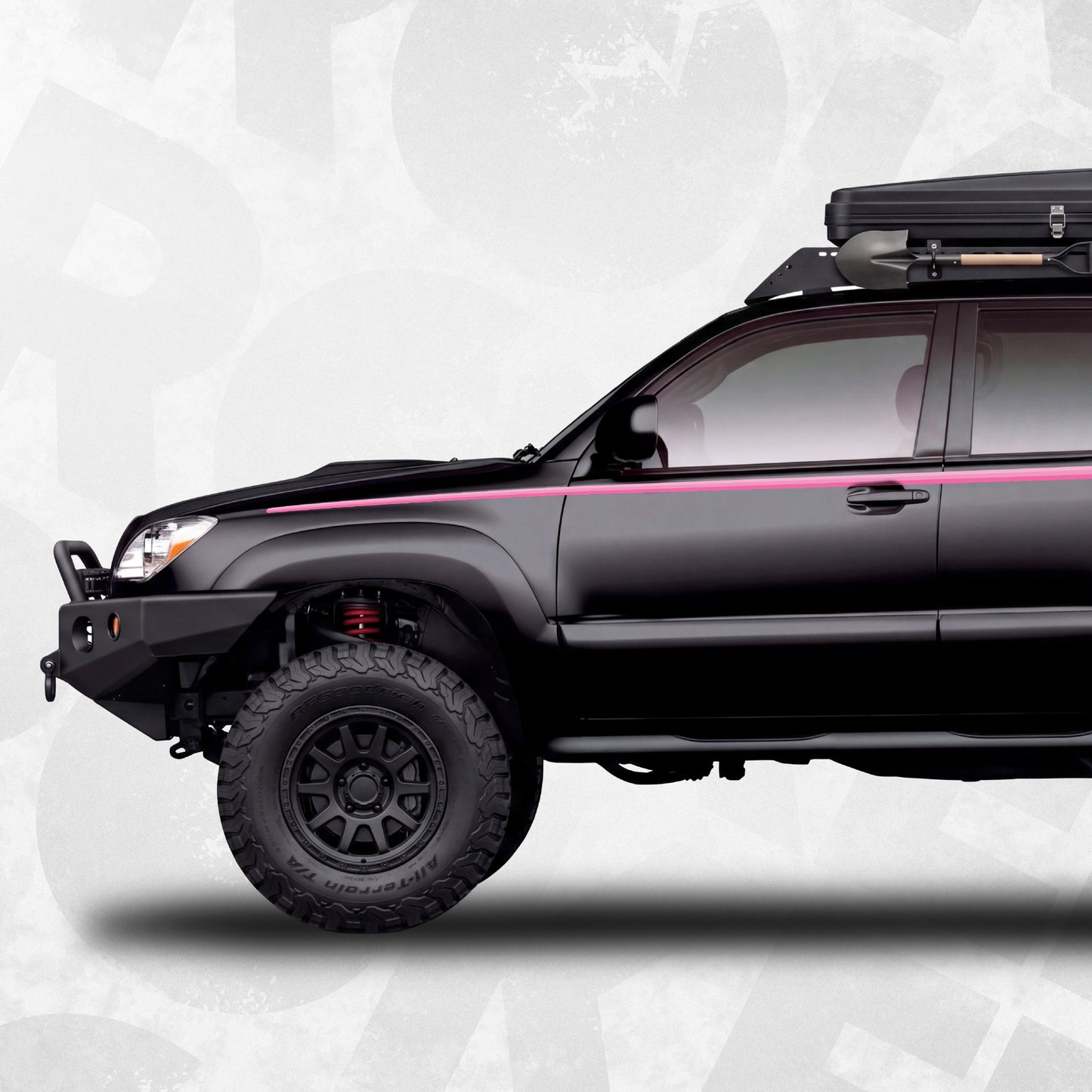 toyota 4runner pink graphics side decals
