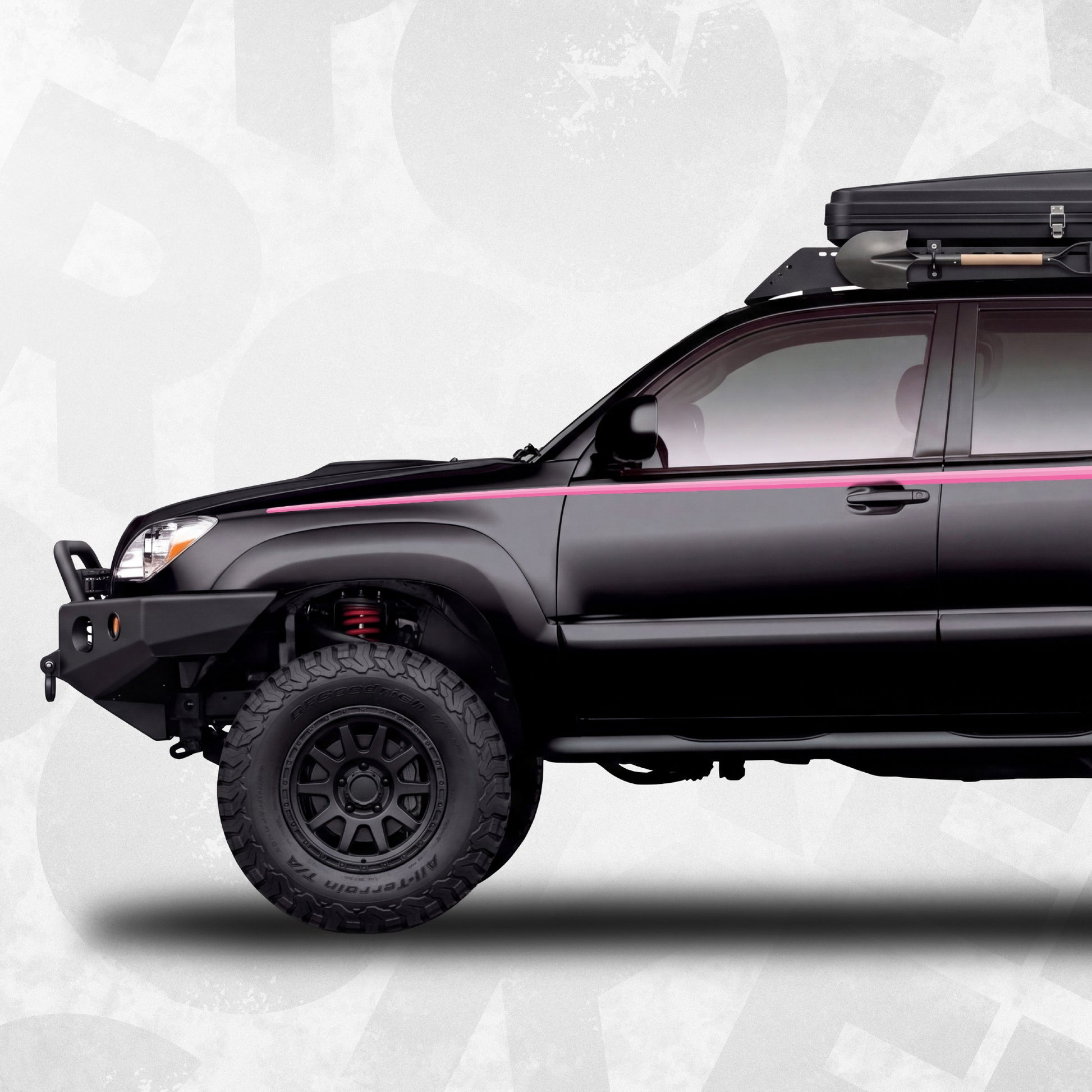 toyota 4runner pink graphics side decals