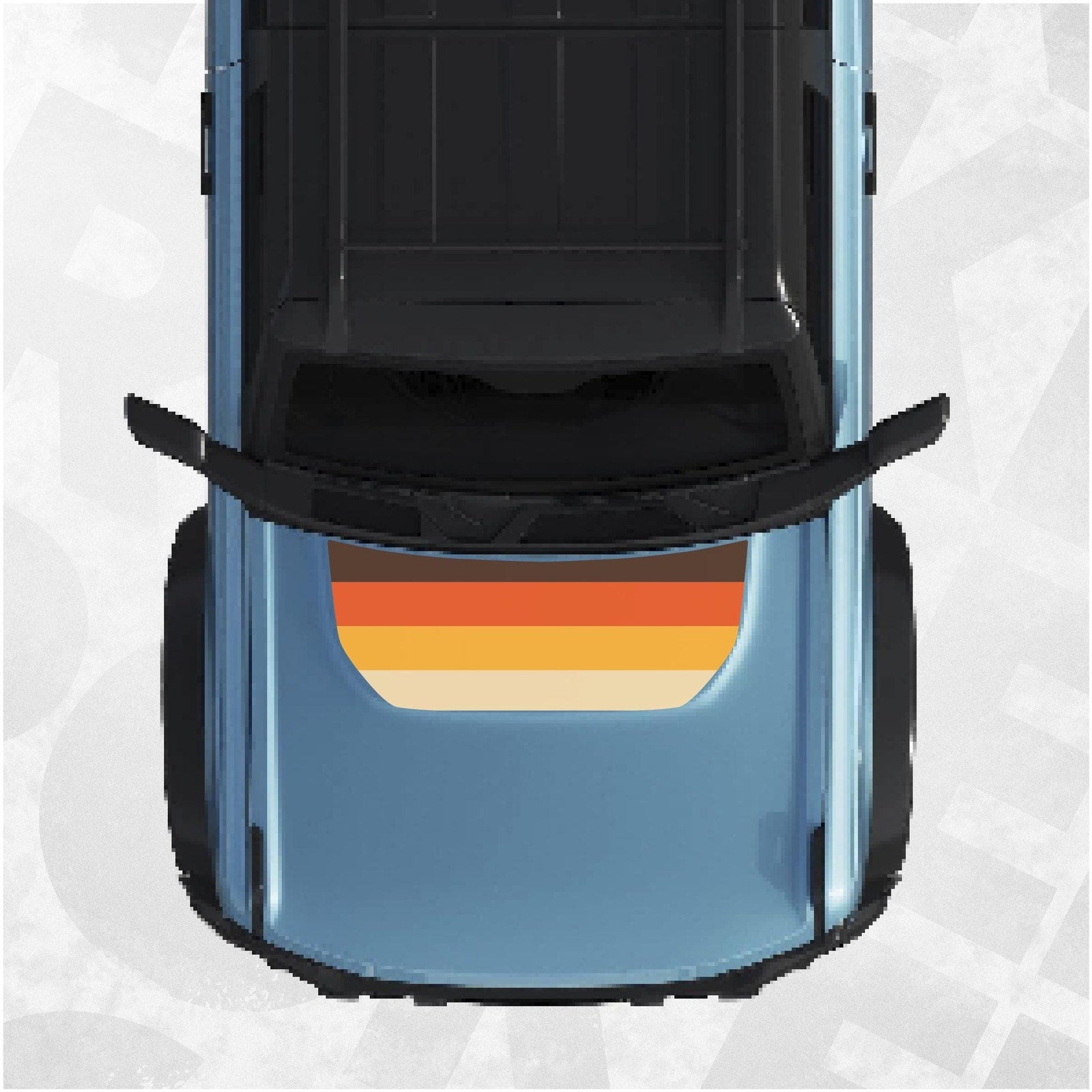 Decal for Ford Bronco Hood - Ford Bronco Sunset Graphic Decals - Print ...