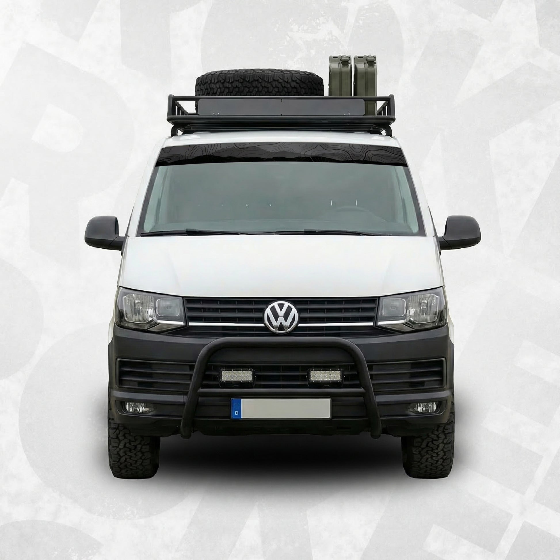 topographic windshield banner volkswagen
