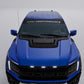 Ford Performance Windshield Banner Decal displayed on a blue Ford truck, showcasing motorsport styling and branding.
