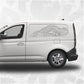 VW Caddy Mk5 Rear Quarter Window/Panel Topographic Decal Set