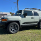 FJ Cruiser decal - Mountain silhouette with retro stripes