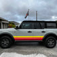 ford bronco side stripe graphics decal wrap