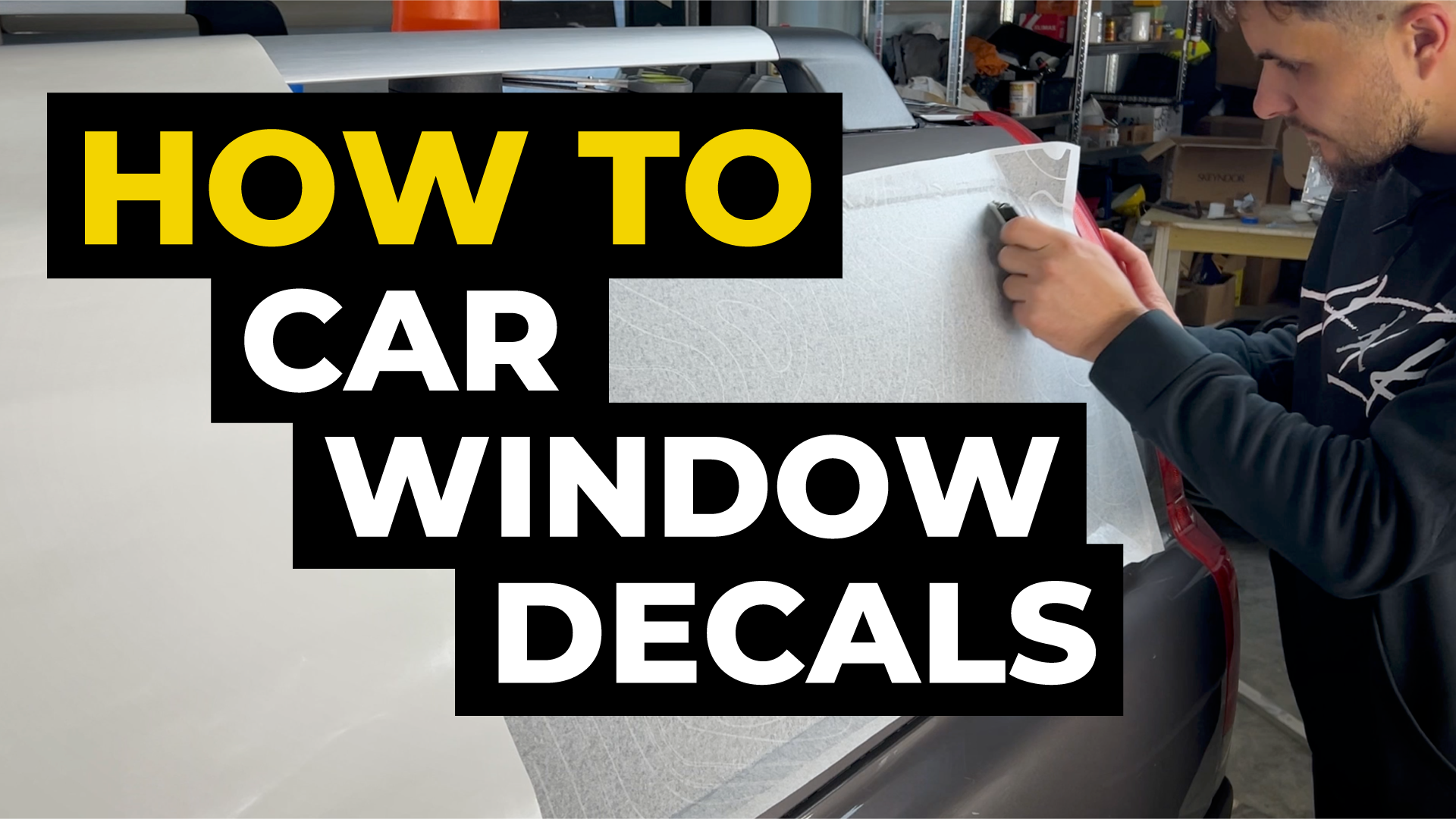 Load video: how to install car window decals