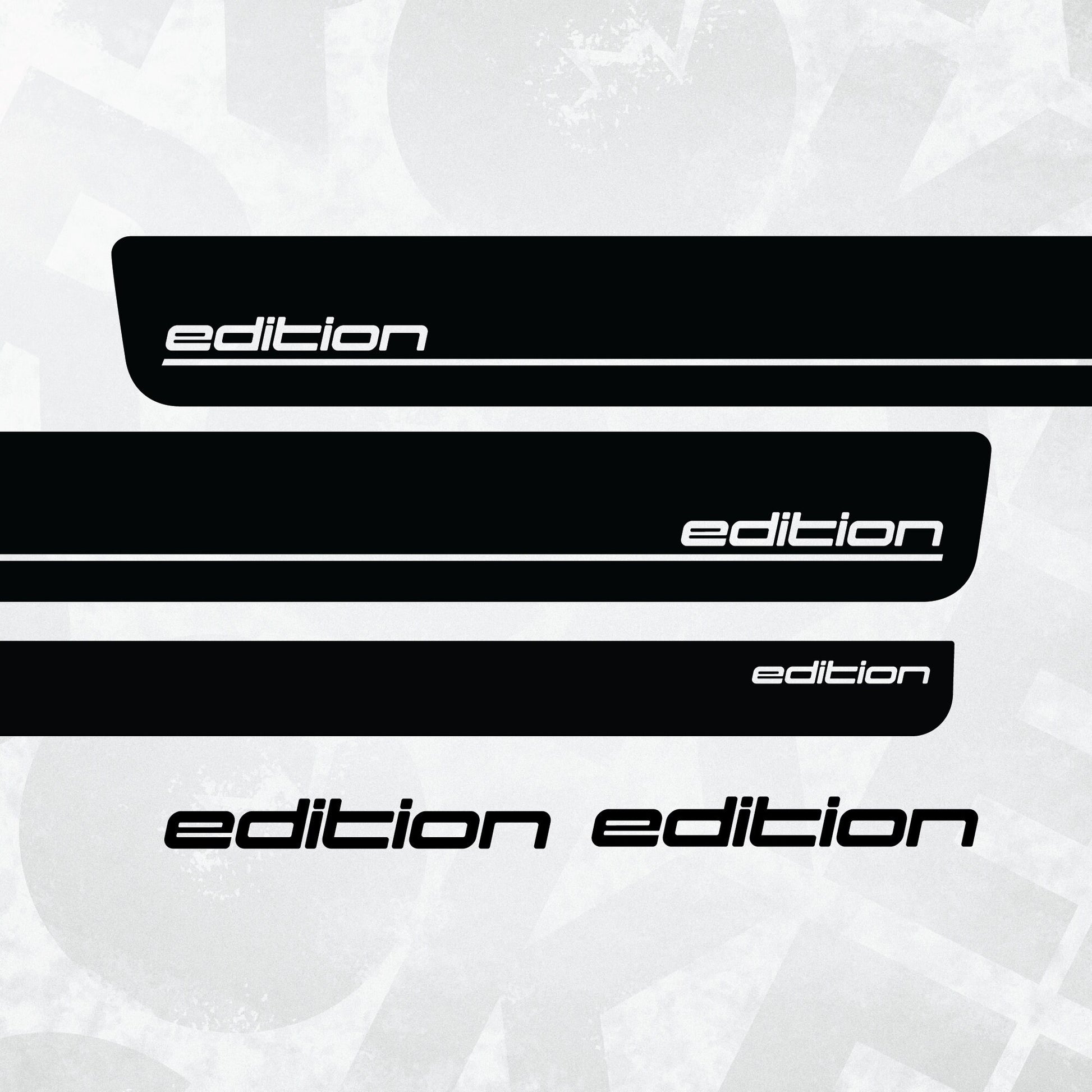 VW EDITION side stripe graphics decal kit fits Volkswagen Multivan, Transporter, California, Caravelle - T4 T5 T6