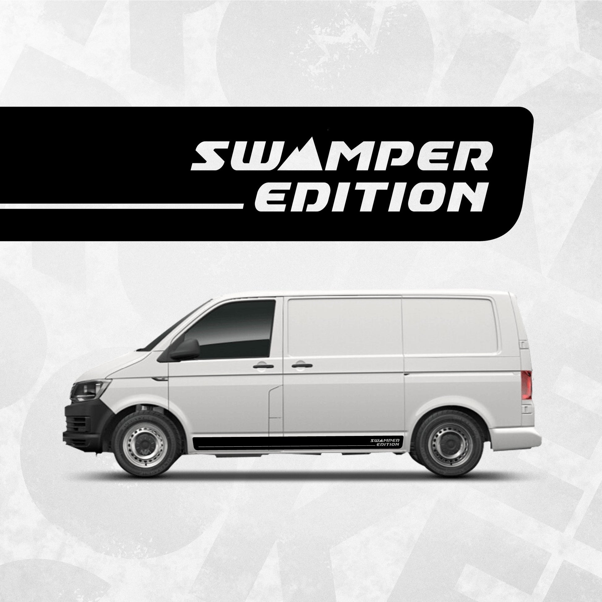 Swamper edition decal, Volkswagen side stripe decal, Fits T4 T5 T6 vw van models - Transporter, Multivan, Caravelle