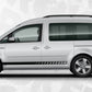 Volkswagen Caddy Decal, Side decal stripe, Racing Stickers, Fits VW Caddy