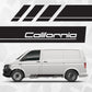 VW California Van decal stripe - fits T4 T5 T6 Transporter, Multivan, California models