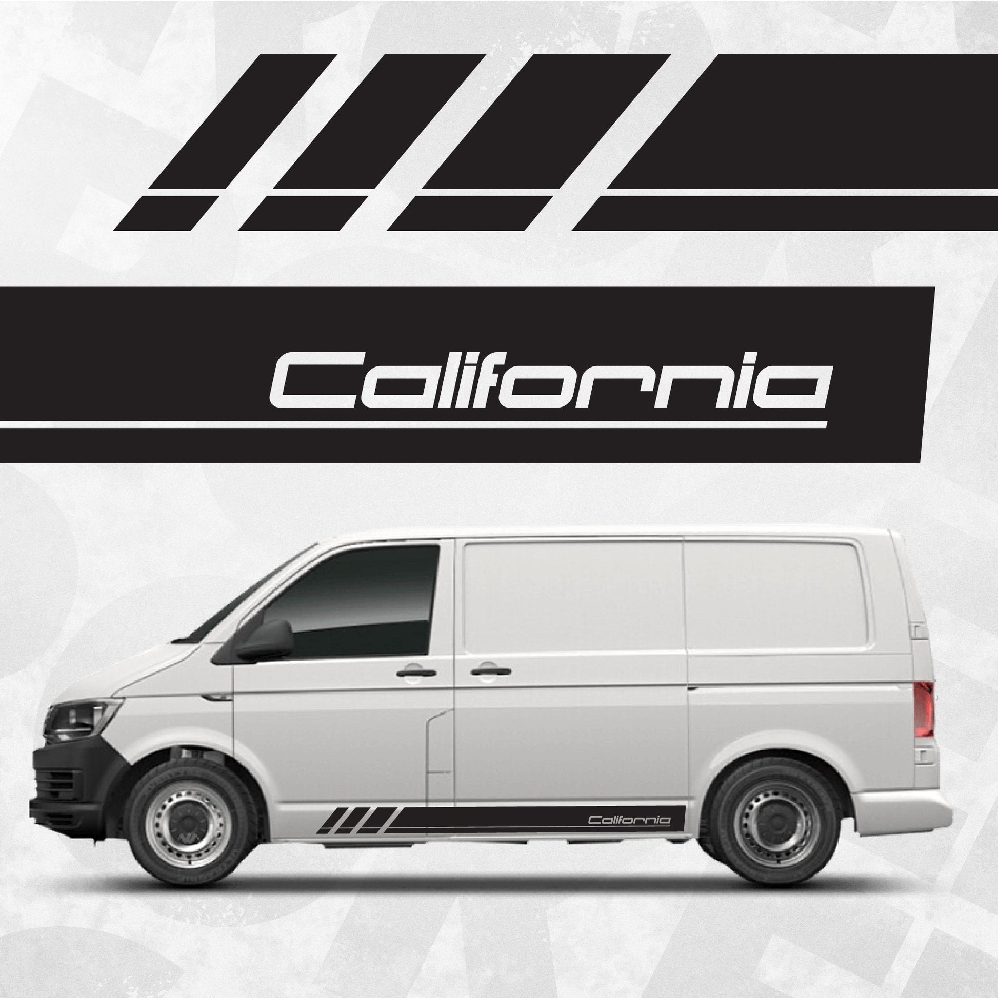 VW California Van decal stripe - fits T4 T5 T6 Transporter, Multivan, California models