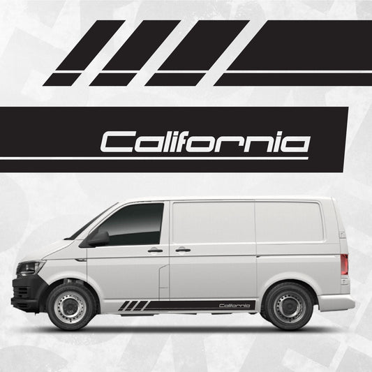 VW California Van decal stripe - fits T4 T5 T6 Transporter, Multivan, California models