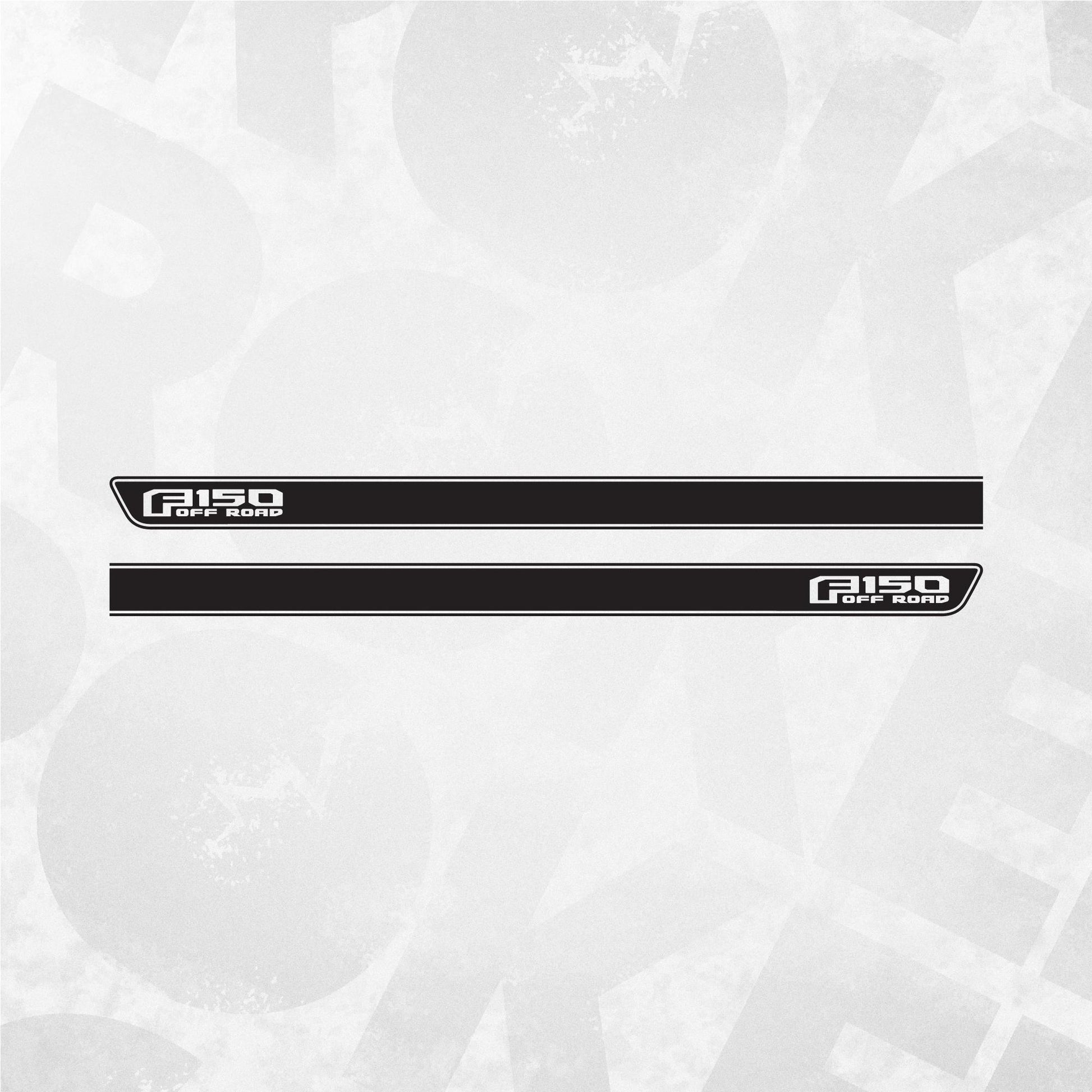 Decals for Ford F150 Off Road - Rocker Panel Side Stripe - Fit all models F150 and Raptor models