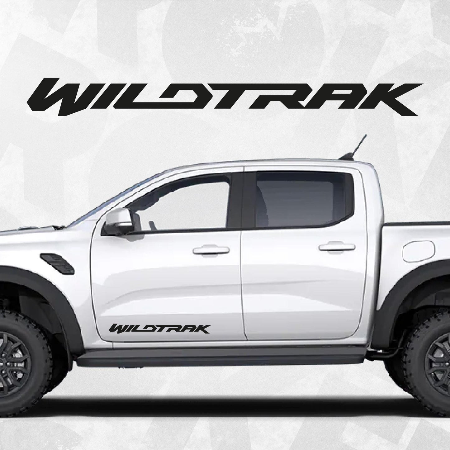 Decals for Ford Ranger Wildtrak, Door Bedside Truck Car Vinyl decals, fits Ford Ranger Wildtrak truck, set of 2