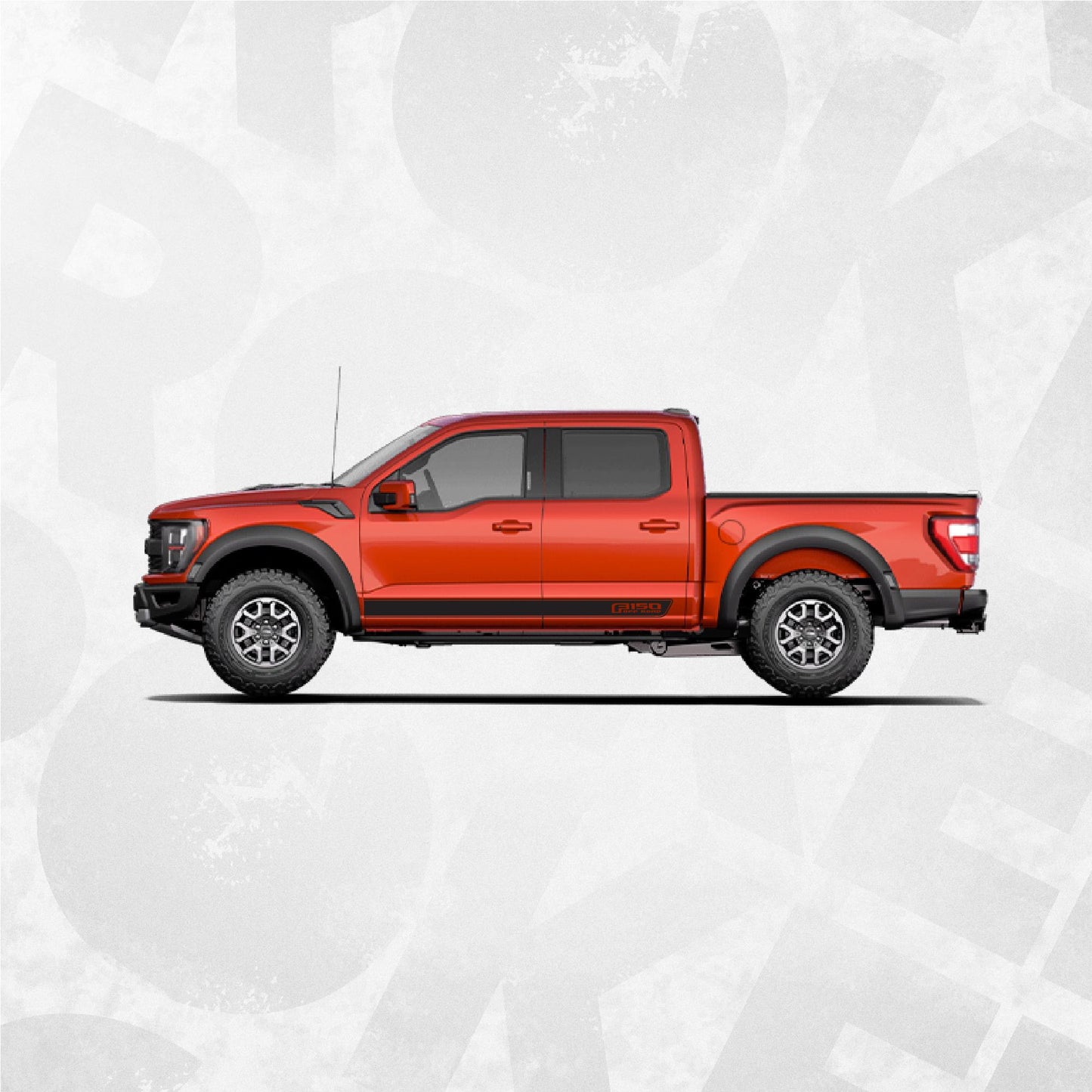 Decals for Ford F150 Off Road - Rocker Panel Side Stripe - Fit all models F150 and Raptor models