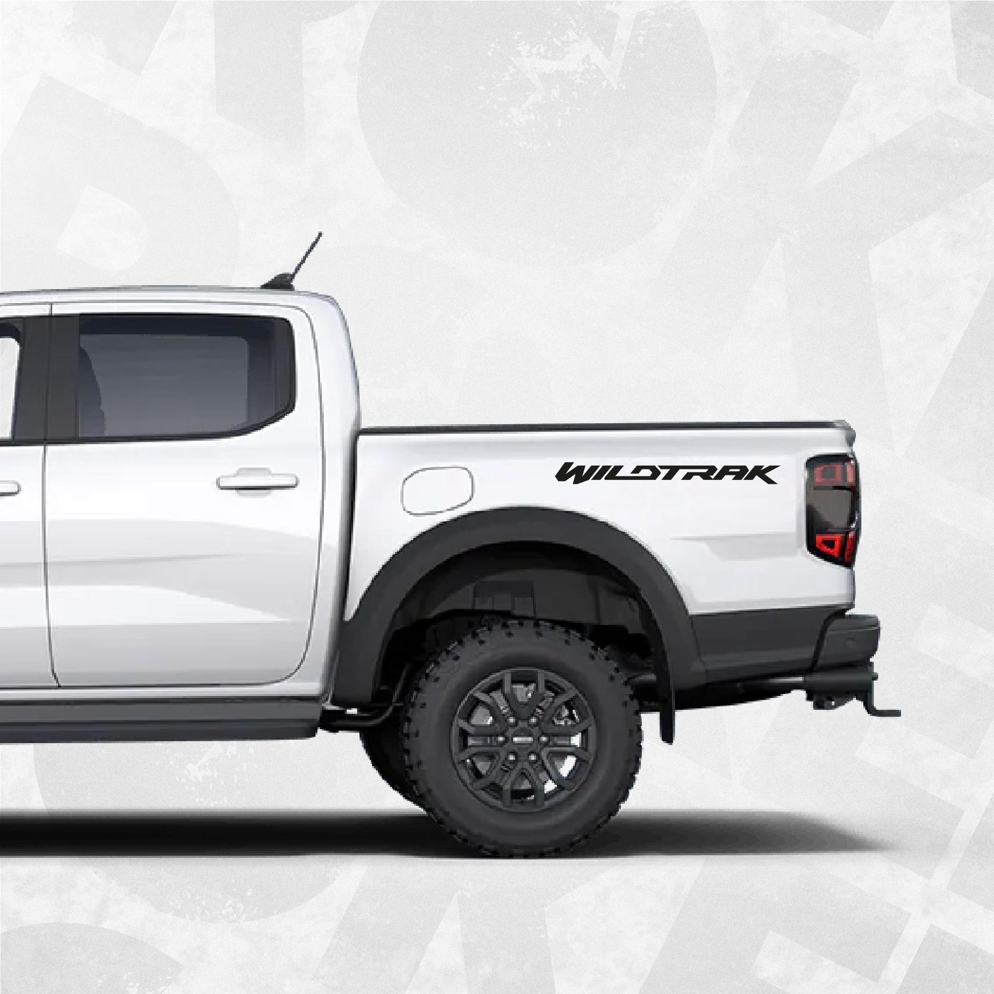 Decals for Ford Ranger Wildtrak, Door Bedside Truck Car Vinyl decals, fits Ford Ranger Wildtrak truck, set of 2