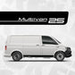 VW Multivan 25 side stripe decal - Volkswagen van graphics sticker kit Multivan 25 - T5 T6