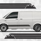 VW Side Stripe Graphic Mountain Camper Van Decal fits Volkswagen Multivan, Transporter, California, Caravelle T4 T5 T6