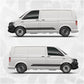 VW Side Stripe Graphic Mountain Camper Van Decal fits Volkswagen Multivan, Transporter, California, Caravelle T4 T5 T6
