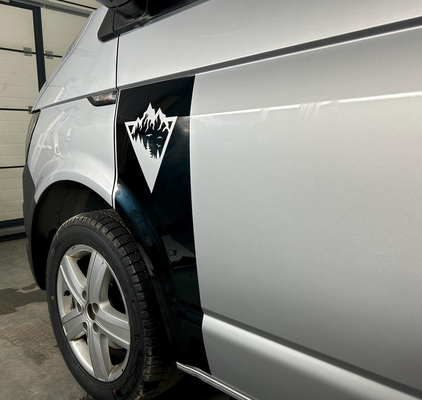 Mountain Art Door Wrap Decal fits Volkswagen Multivan, Transporter, California, Caravelle T4 T5 T6 T6.1 vans