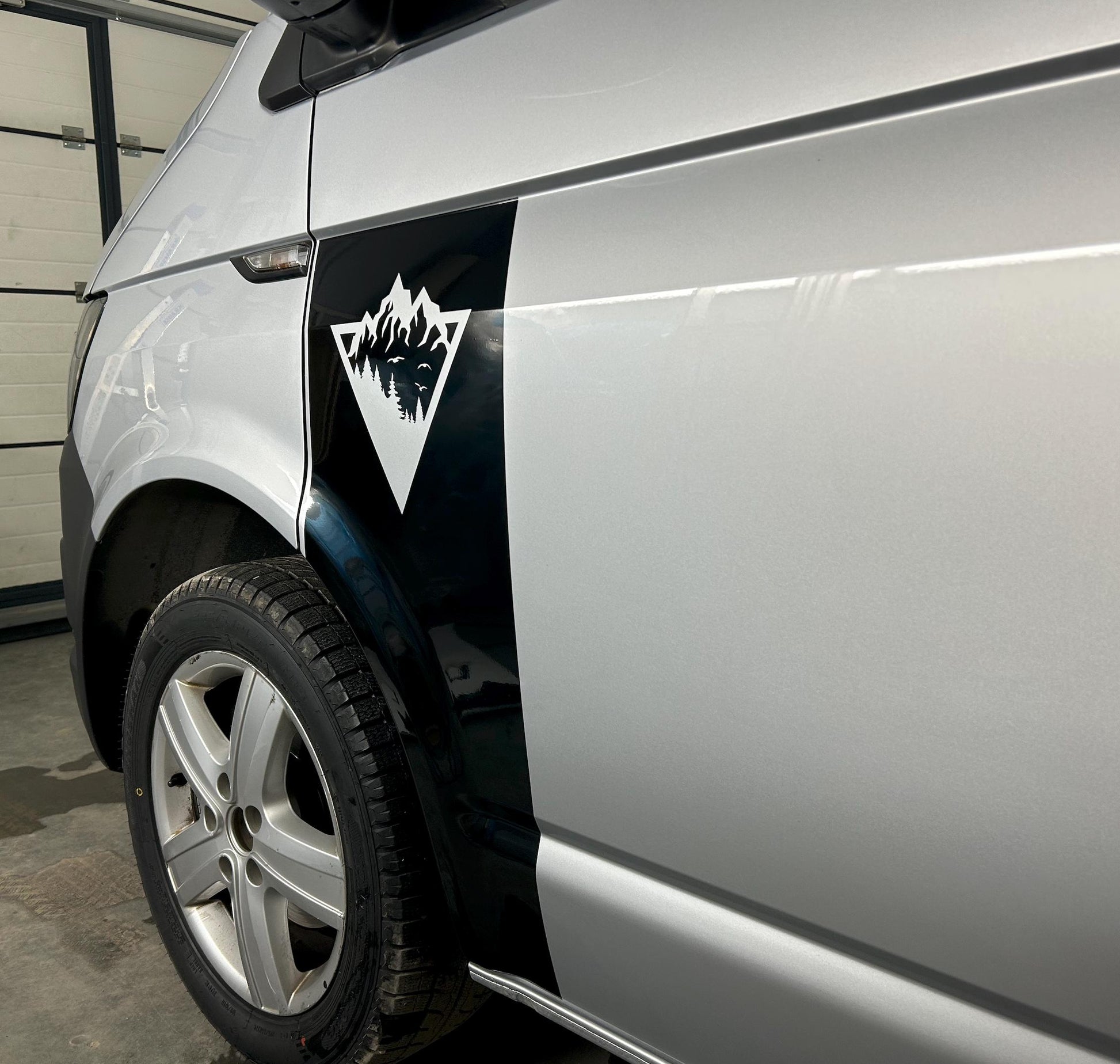 Mountain Art Door Wrap Decal fits Volkswagen Multivan, Transporter, California, Caravelle T4 T5 T6 T6.1 vans