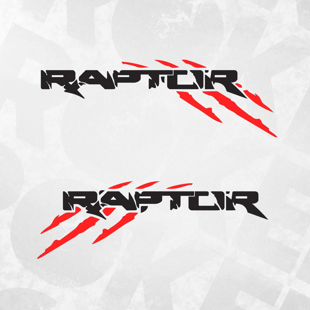 Decals for Ford f150 Raptor, Bedside Raptor Claw Rustic Multicolour Decal, Set of 2