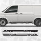 Volkswagen Transporter side stripe decals