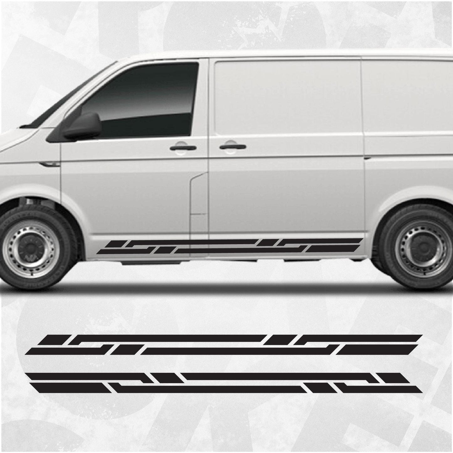 Volkswagen Transporter side stripe decals