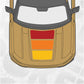ford bronco sport retro hood decal