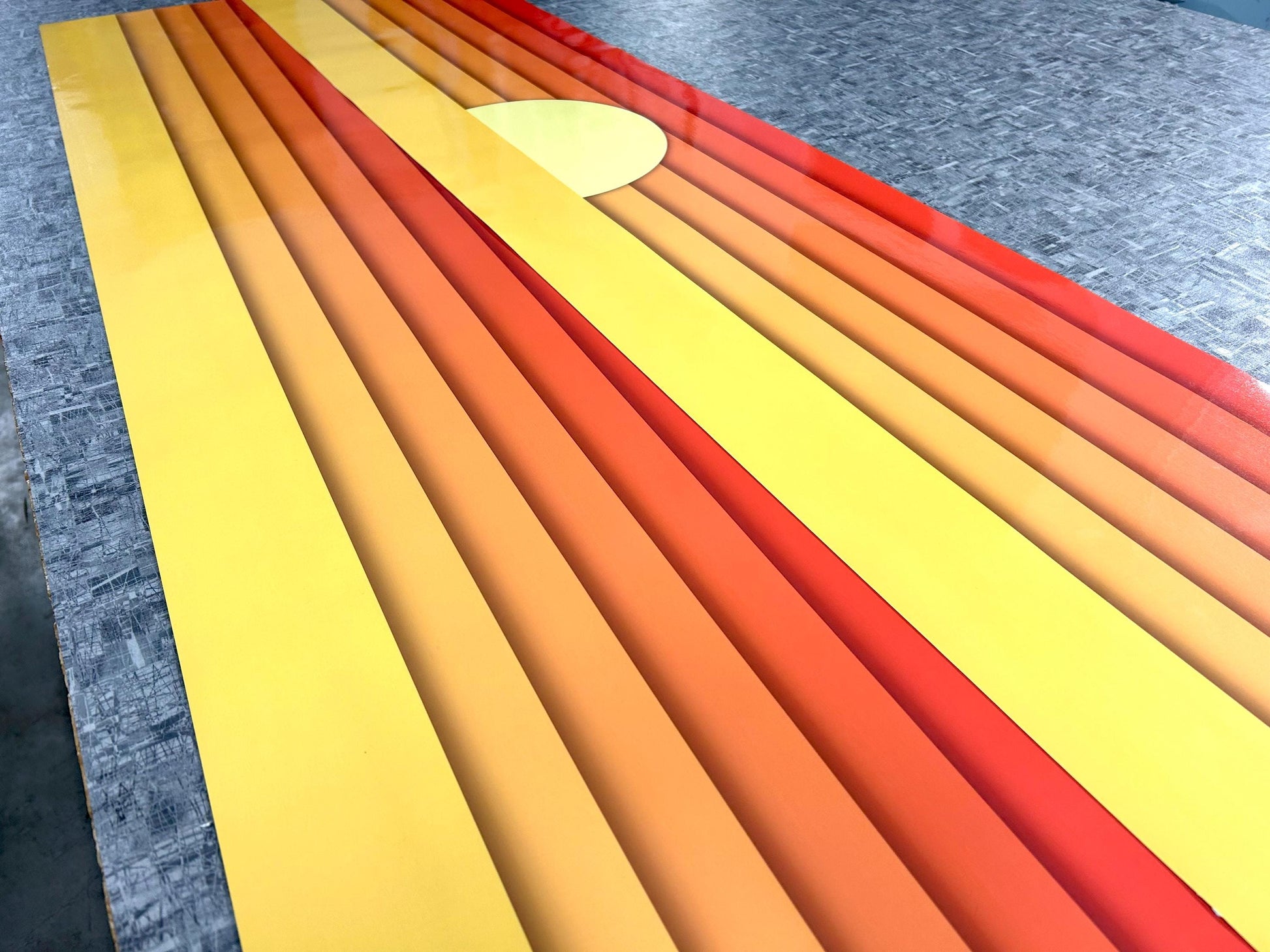 Ford Bronco Compatible Decal Sunset Side Stripes - Retro Vinyl Wrap Graphics Kit - Printed Automative Sticker