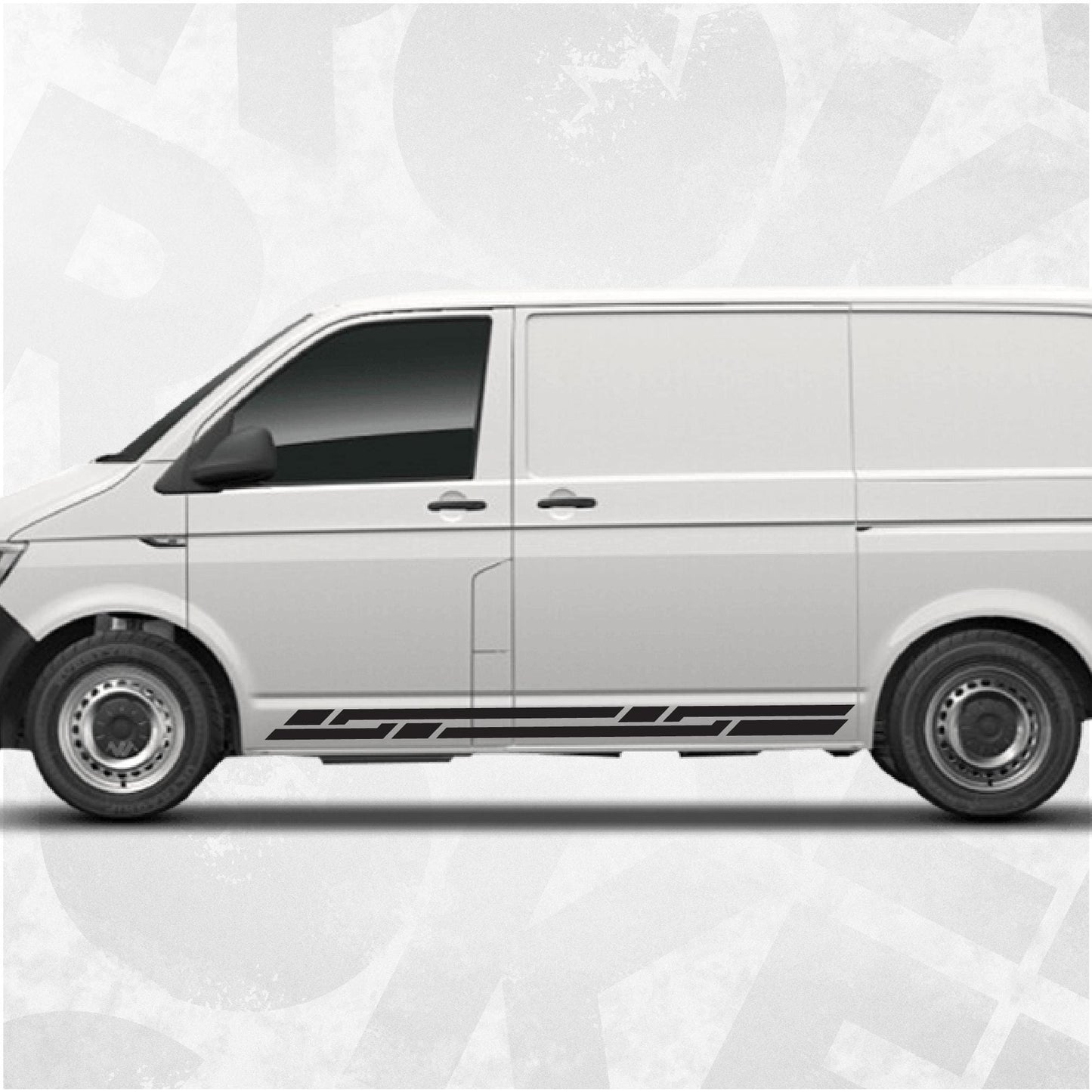 Volkswagen Transporter side stripe decals
