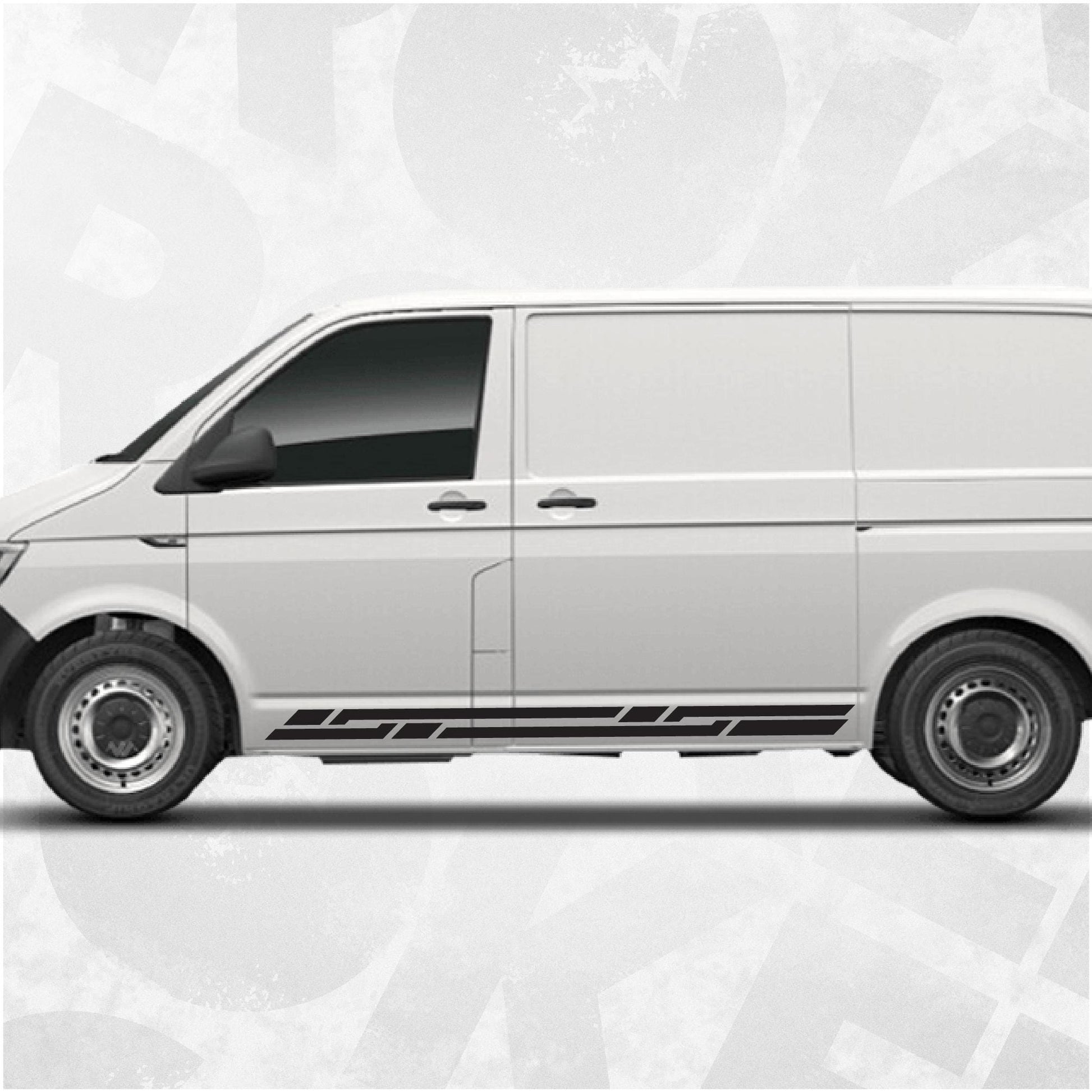 Volkswagen Transporter side stripe decals