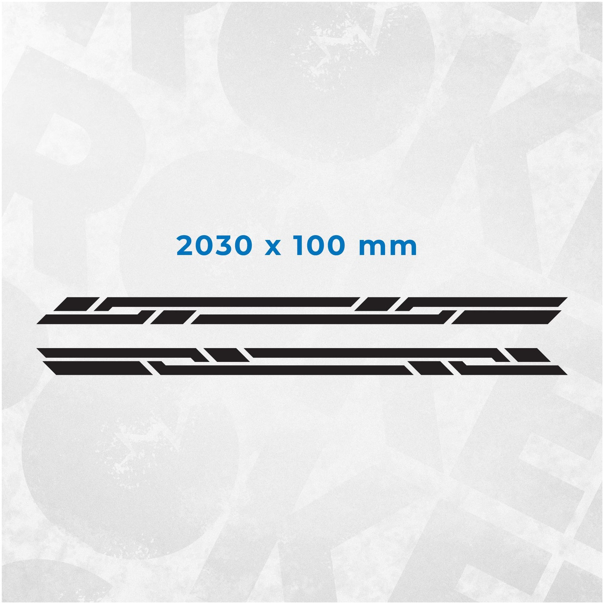 van decals side stripe