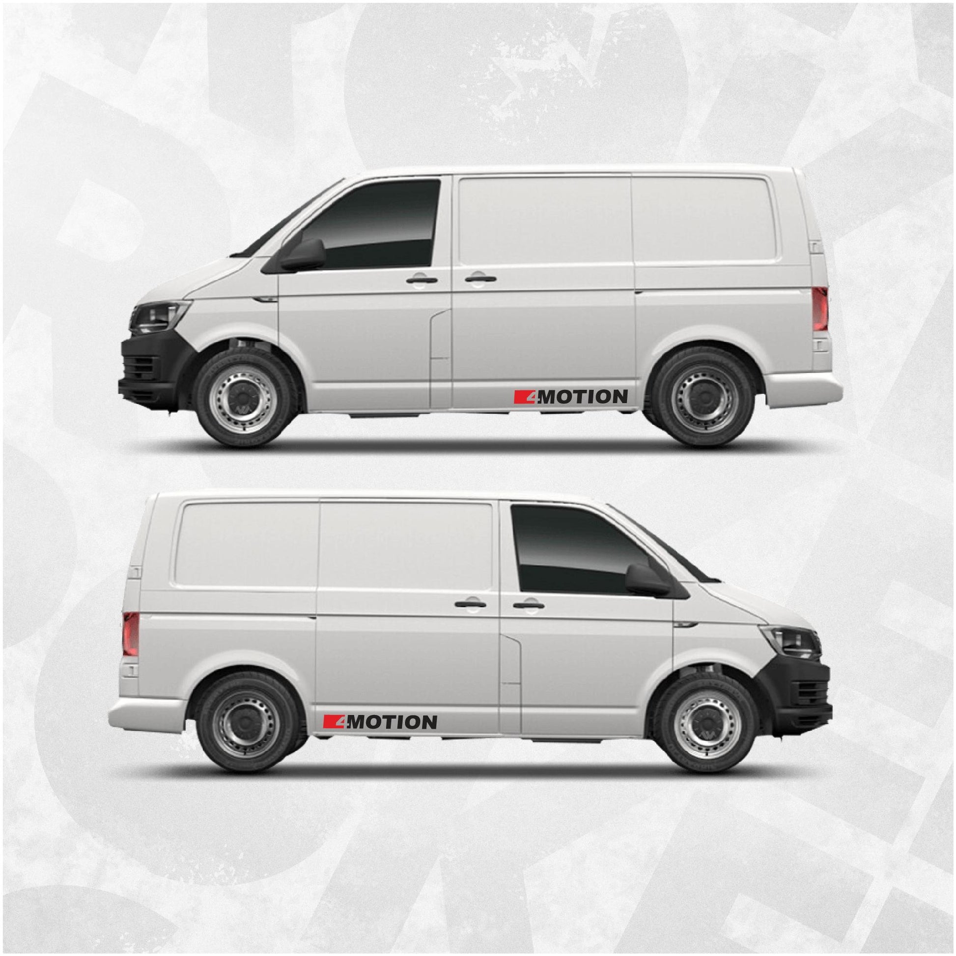 4Motion Decals - Volkswagen 4Motion Sticker Set for Side Panels - Volkswagen Accessories