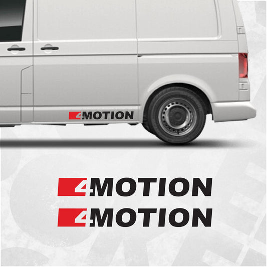 4Motion Decals - Volkswagen 4Motion Sticker Set for Side Panels - Volkswagen Accessories